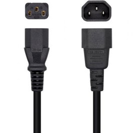 Aisens Cable de Alimentación CPU C13/C14 Negro 3m
